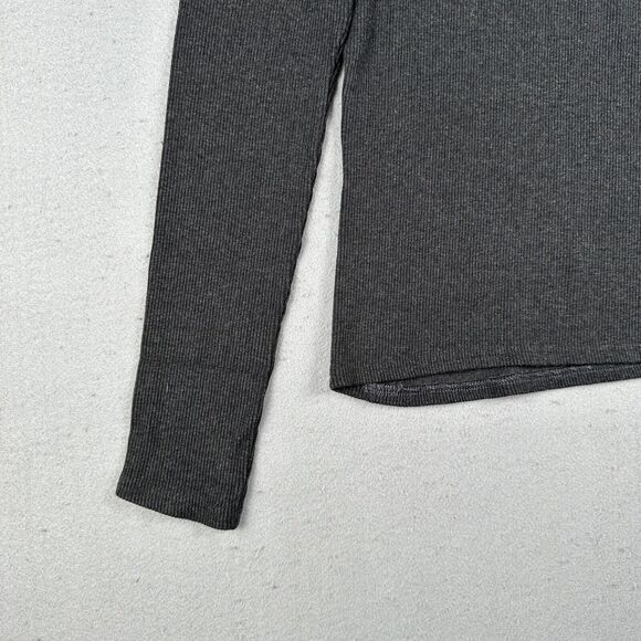 Morgan De Toi Ribbed High Neck Sweater Women’s Small‎ Black Long Sleeve Zippered - Picture 6 of 16
